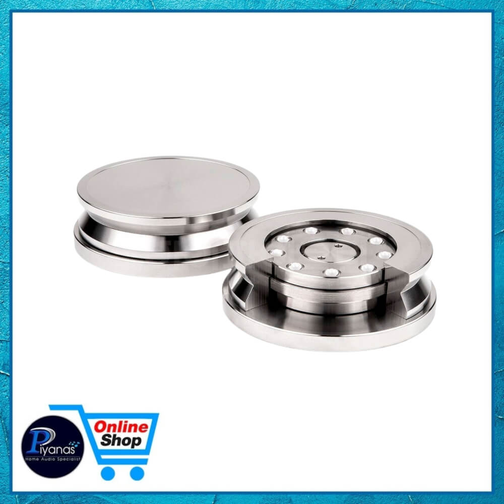 ฐานรองเครื่องเสียง HIFISTAY : CENTUM-9 STAINLESS STEEL (SILVER)